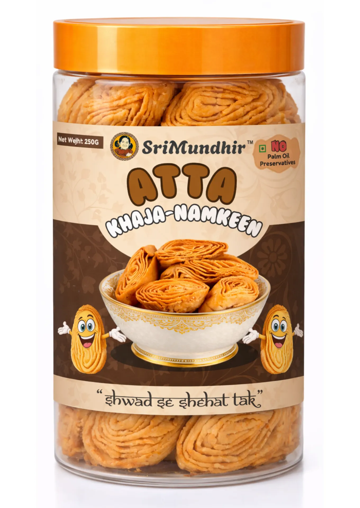 [AKN-250G] Atta Khaja-Namkeen | 250g